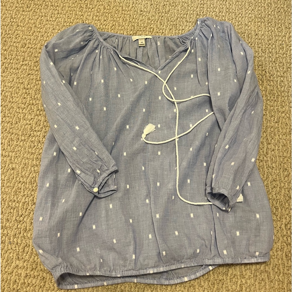 J. Crew blouse with tassels
Size XS